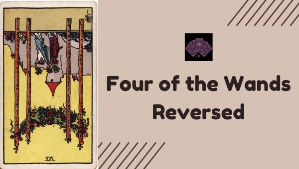 Four of the Wands Reversed