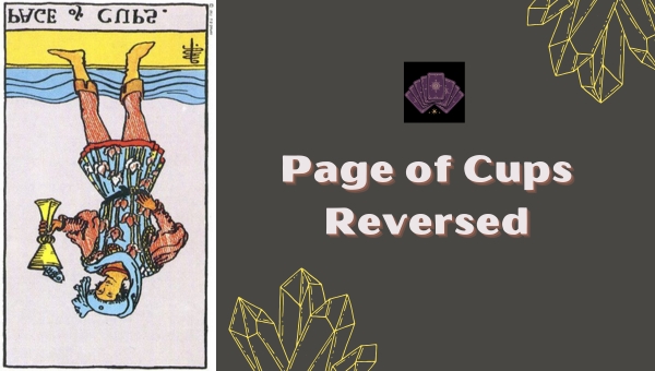 Page of Cups Reversed