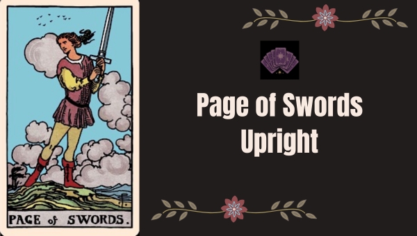 Page of Swords Upright